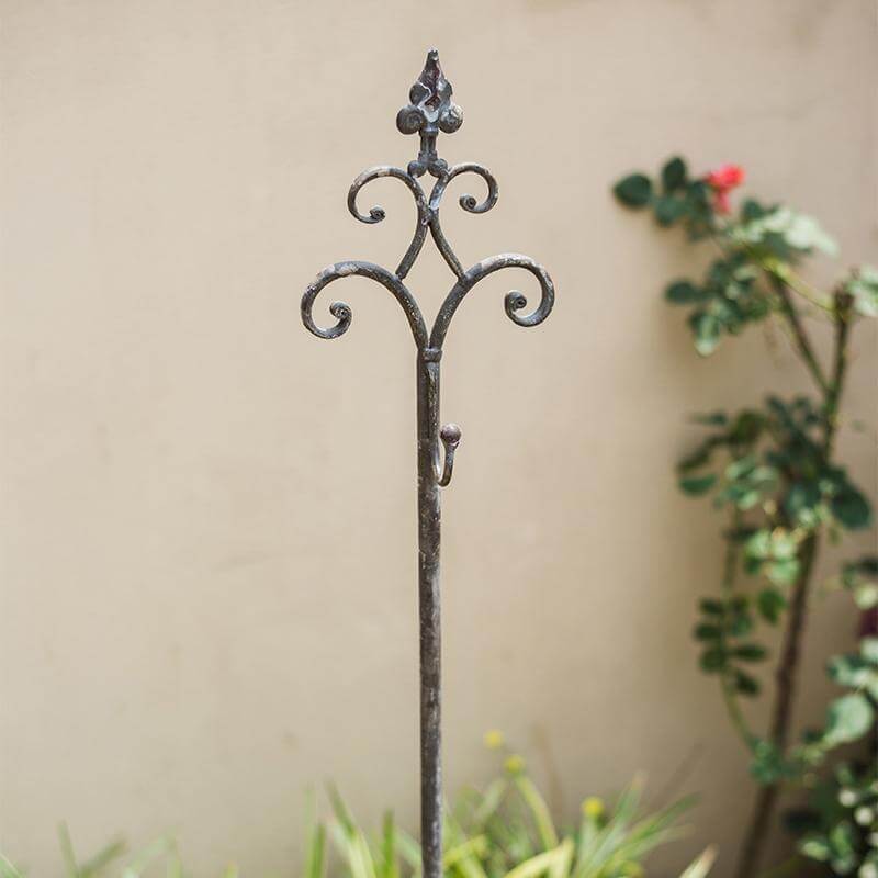 hanging plant weight Metal Hanging Plant Stand with Hook Adjustable Height