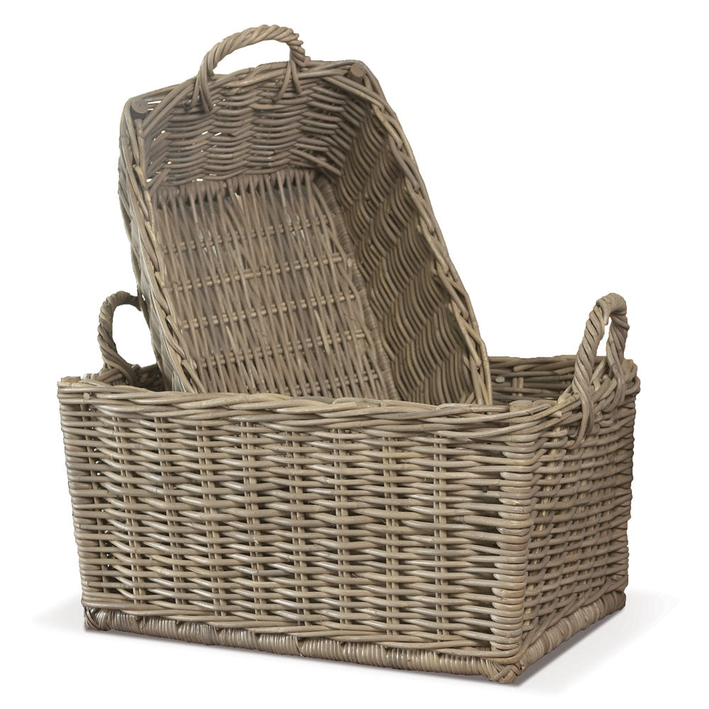 NORMANDY LAUNDRY BASKETS, SET OF 2