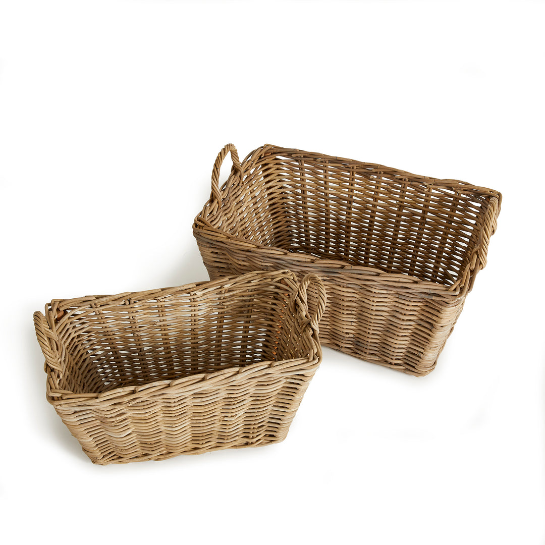 NORMANDY LAUNDRY BASKETS, SET OF 2