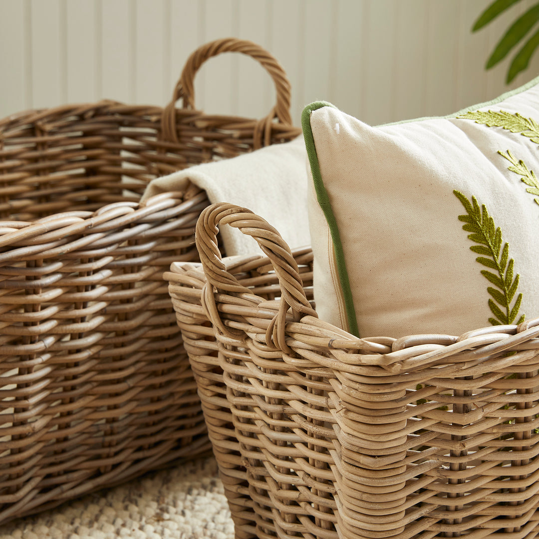 NORMANDY LAUNDRY BASKETS, SET OF 2