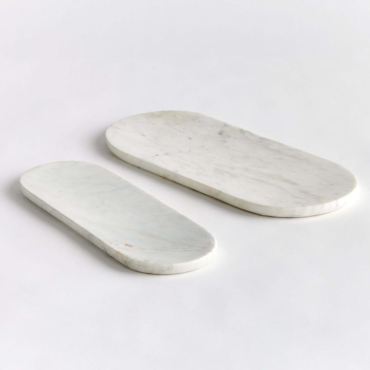 AMAL MARBLE TRAYS, SET OF 2