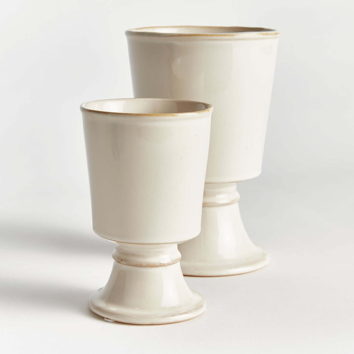 KELCY FOOTED CACHEPOTS, SET OF 2