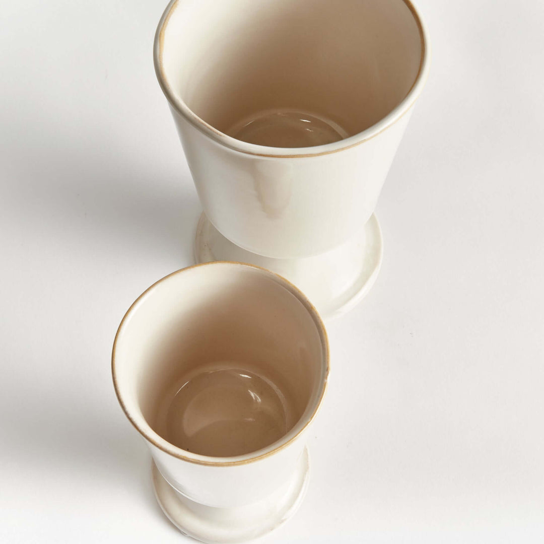 KELCY FOOTED CACHEPOTS, SET OF 2