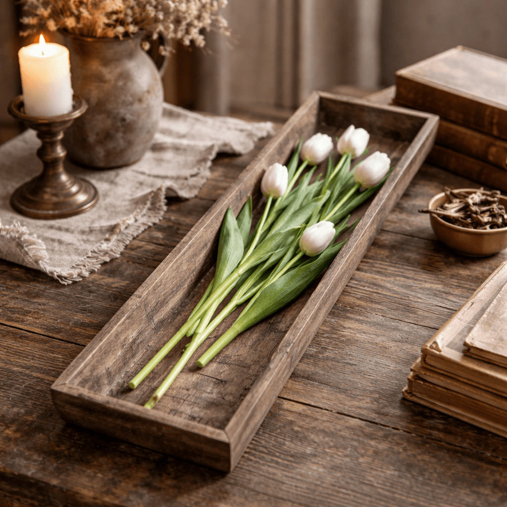 Old Wood Long Tray