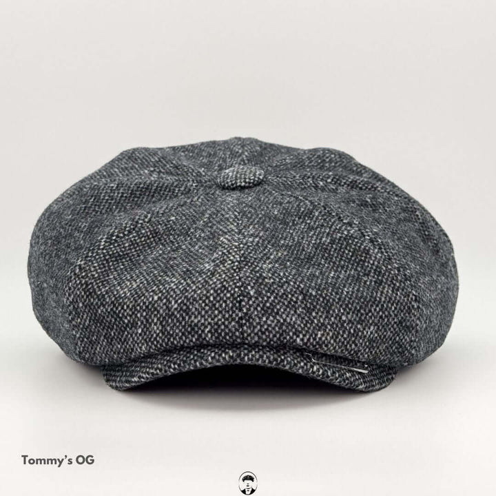 Peaky Blinders Inspired Wool Flat Cap, classic men's headwear against white background