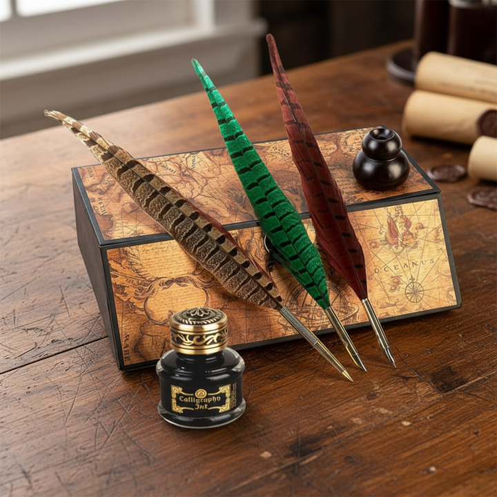 Pheasant Feather Quill Pen