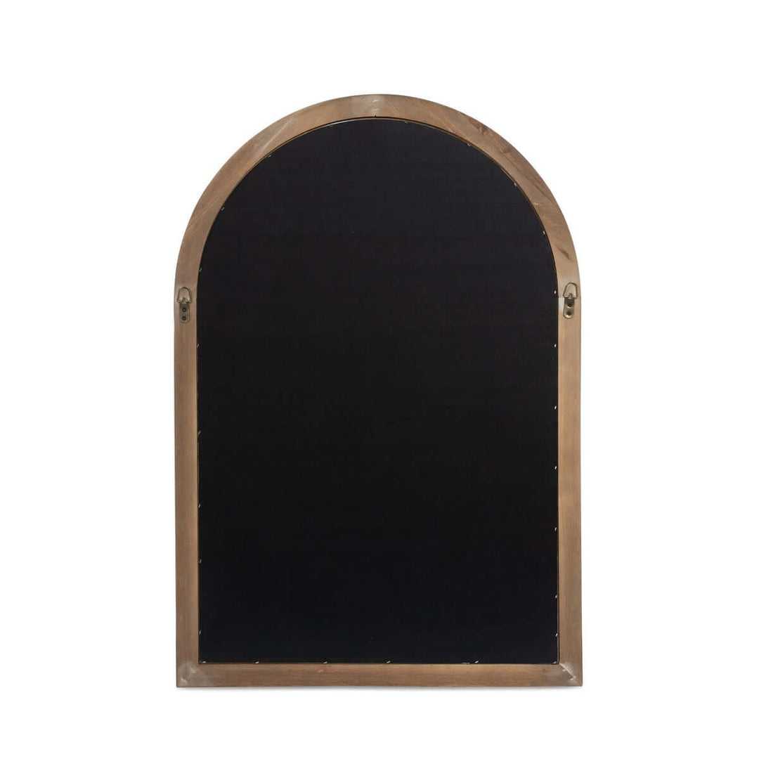 Back side of Renaissance Floral Wood Prints with Arched Frames (Set of 2) showing frame construction.