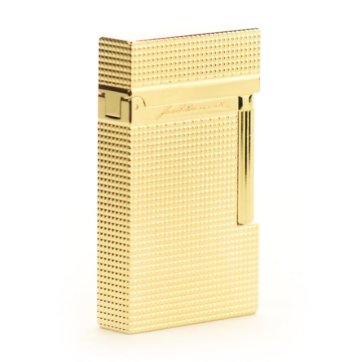 The Royale Handcrafted Solid Brass Lighter by Jacob Bromwell featuring textured design and luxurious finish.