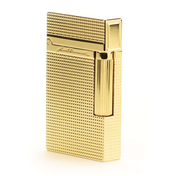 The Royale Handcrafted Solid Brass Lighter by Jacob Bromwell, showcasing luxury design and craftsmanship.