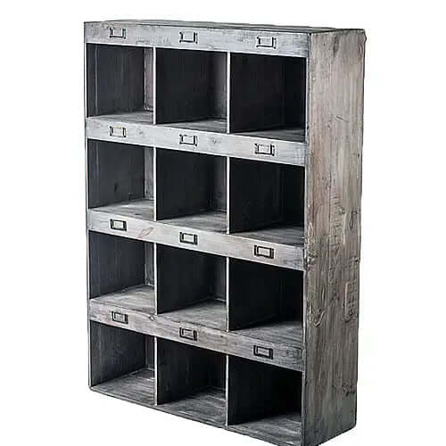 X-Large Rustic Recyced Pine Display Shelf