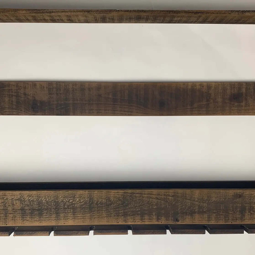 Wooden Wall Wine Rack