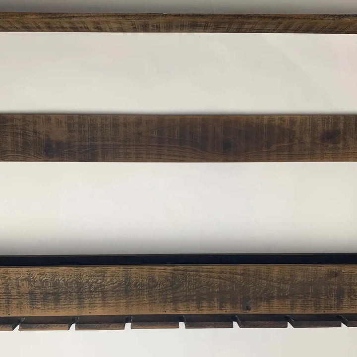Wooden Wall Wine Rack