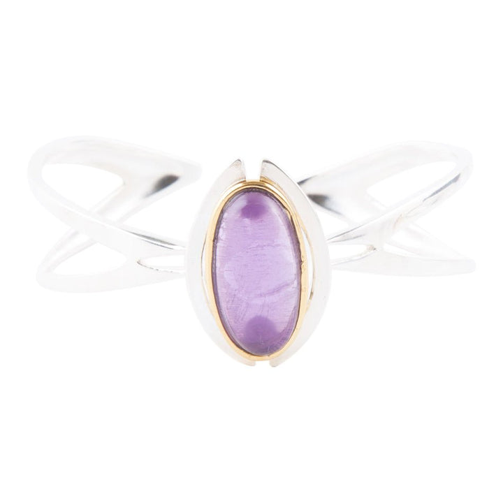 Shine Bright Amethyst Cuff Bracelet
