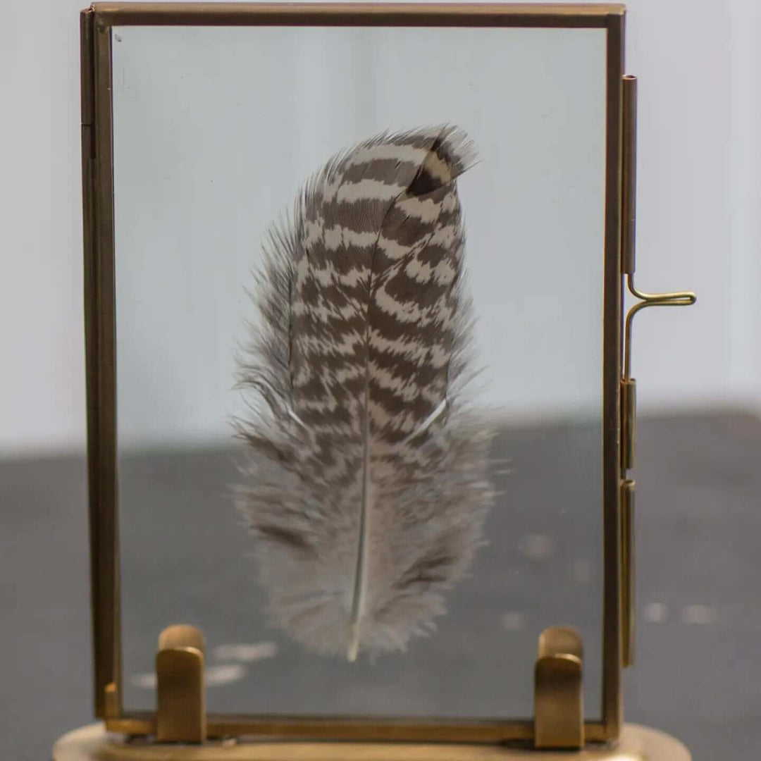 Solid Brass Frame with Stand