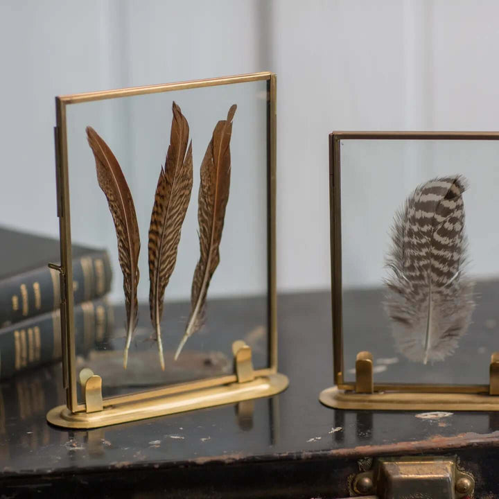 Solid Brass Frame with Stand