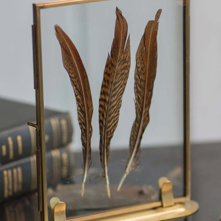 Solid Brass Frame with Stand
