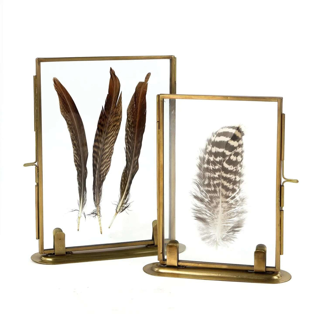 Solid Brass Frame with Stand