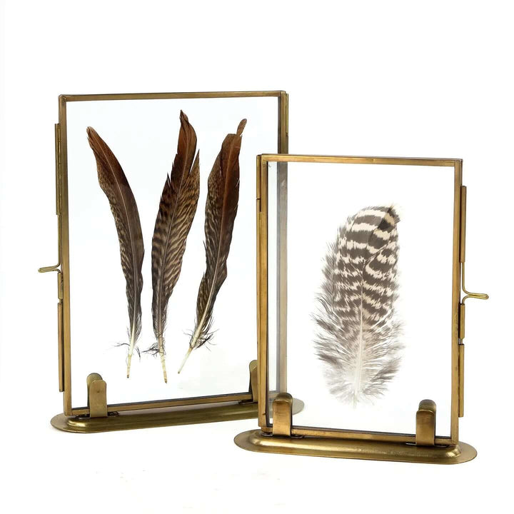 Solid Brass Frame with Stand