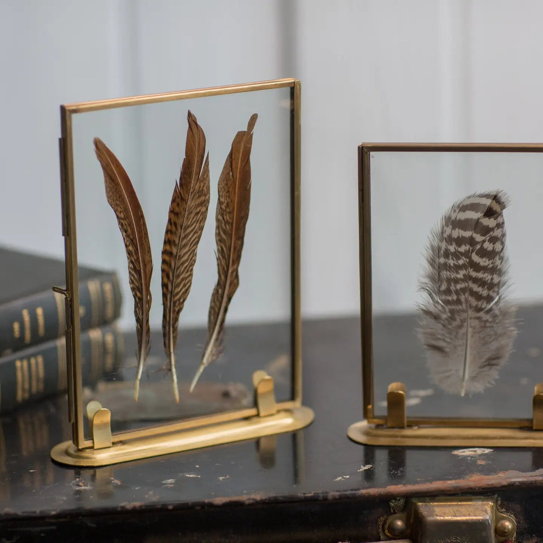 Solid Brass Frame with Stand