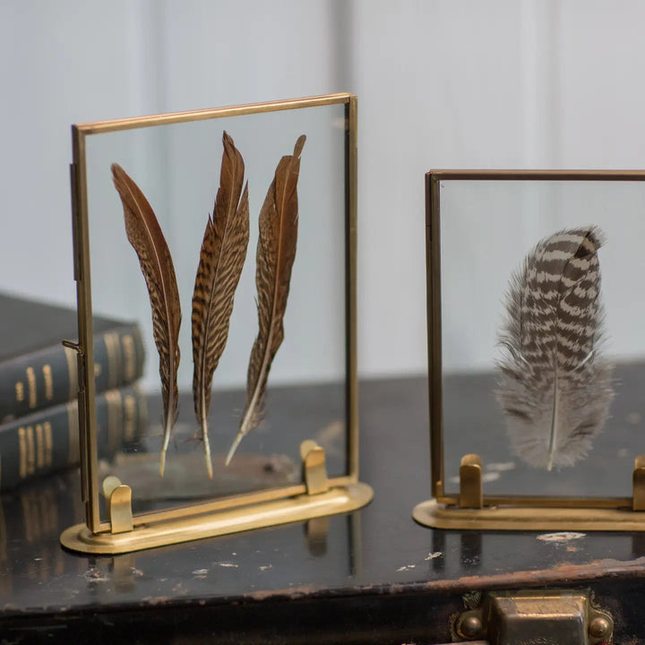 Solid Brass Frame with Stand
