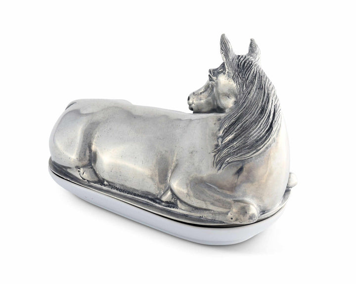 Horse Butter Dish