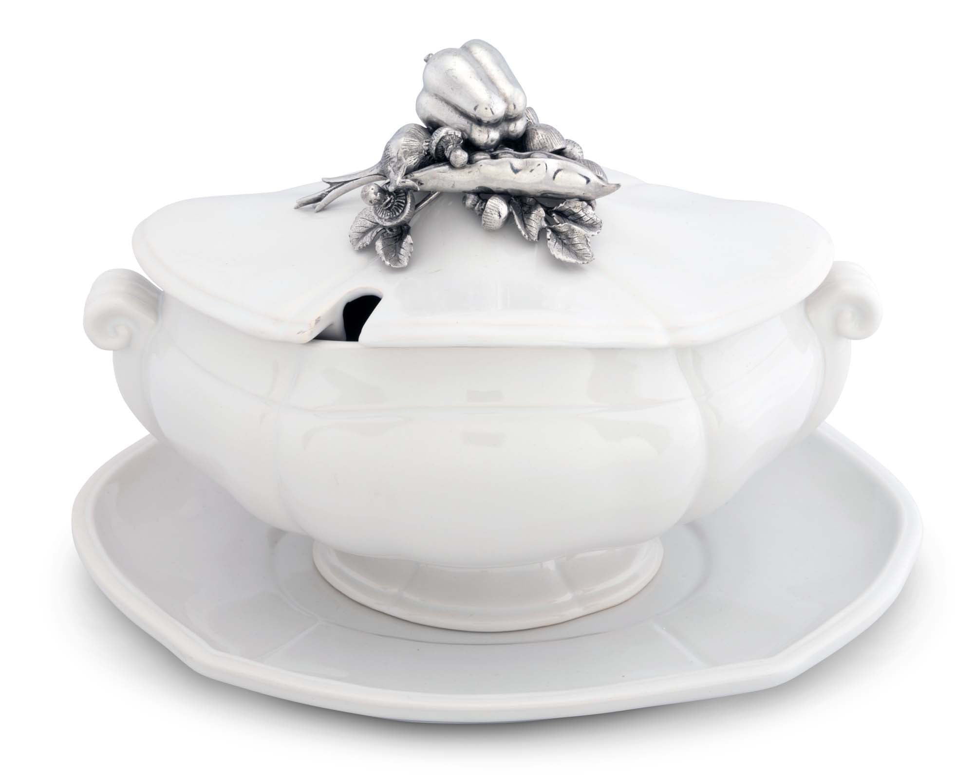 Vagabond House Farmer's Market Veggie Fresh Tureen - Thumbnail 4