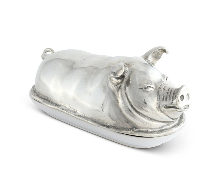 Happy Pig Butter Dish