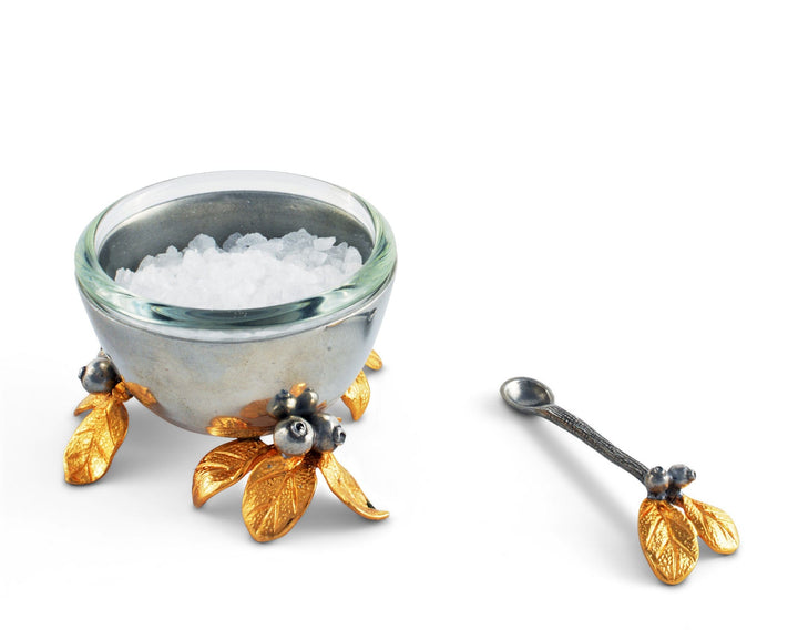 Golden Winter Berry Salt Cellar