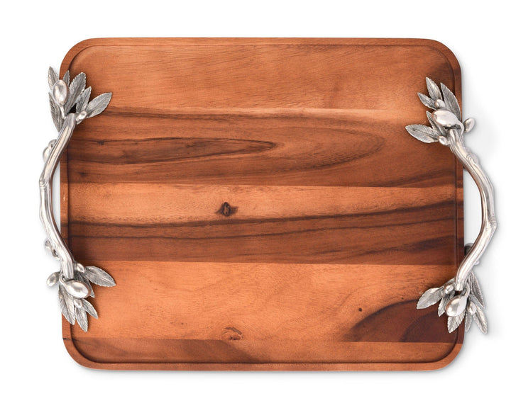 Olive Serving Tray Acacia-Rectangular