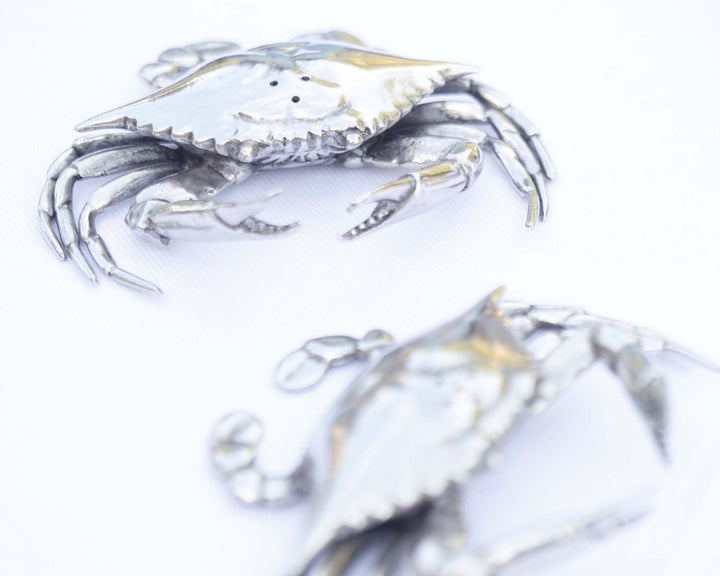 Pewter Blue Crabs Salt & Pepper Set