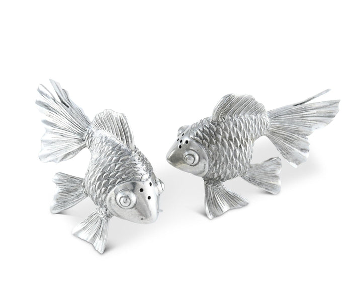 Pewter Goldfish Salt & Pepper Set