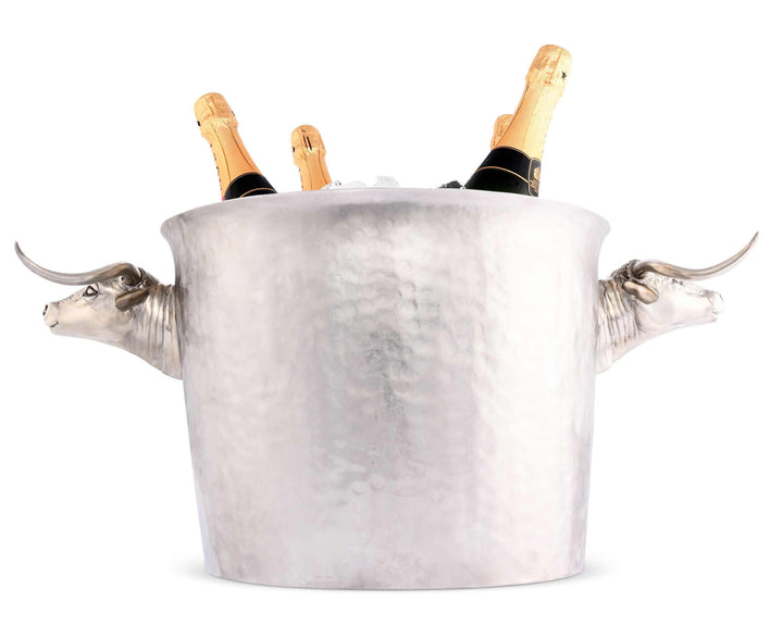 Long Horn Steer Ice Tub Punchbowl