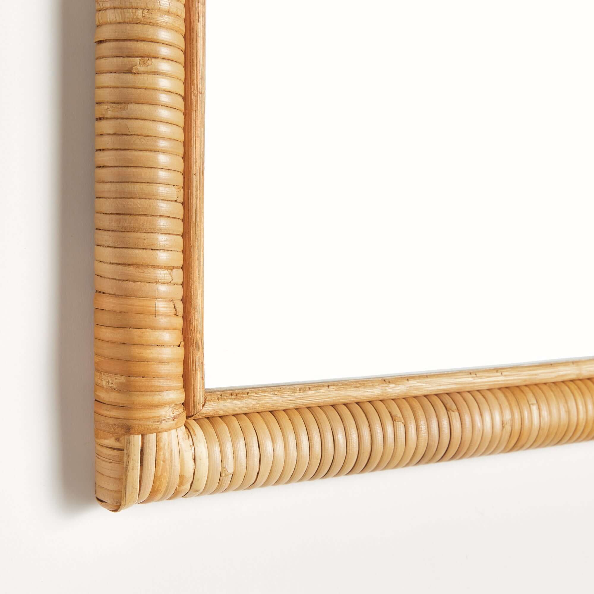 Vintage Rattan Arch Wall Mirror for Coastal Homes – Vintage Shopper