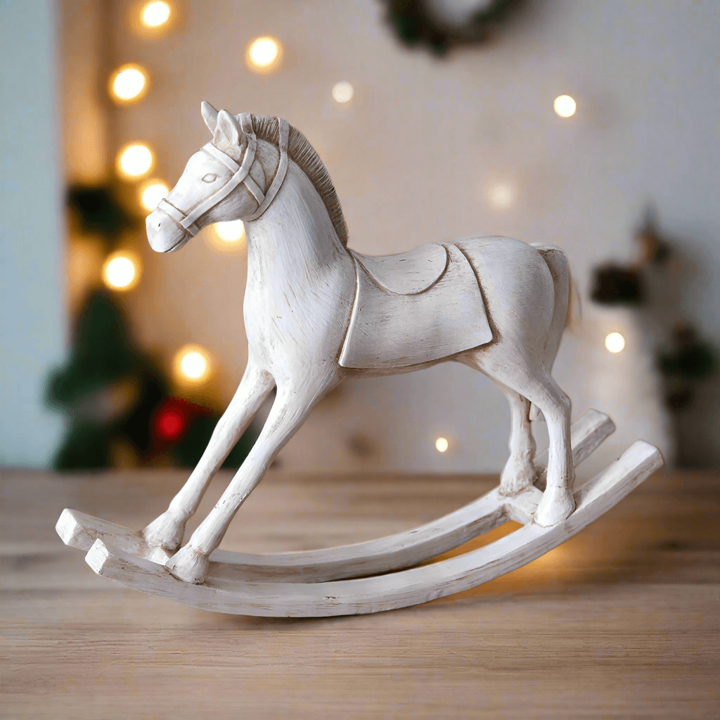 Vintage Toy Rocking Horse Figurine