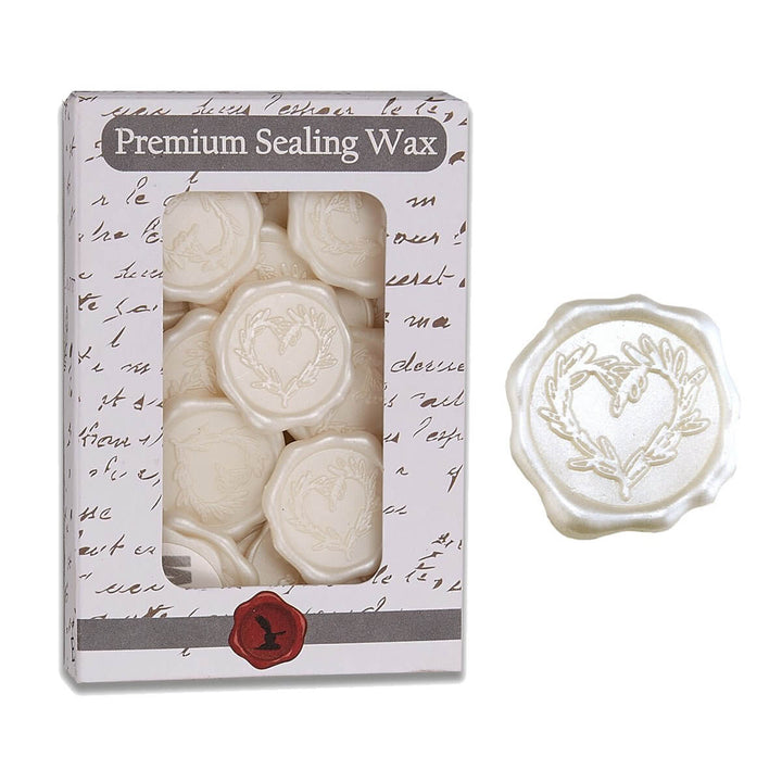 Vintage Branch Heart Wax Seal Stickers for Wedding Invitations, featuring elegant branch heart design on premium sealing wax.