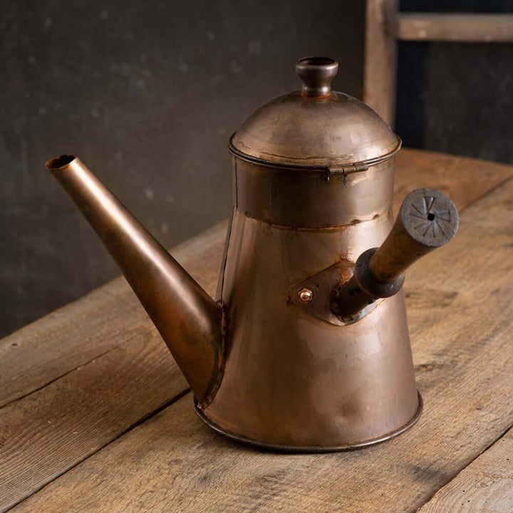 Western Farmhouse Coffee Pot in Copper