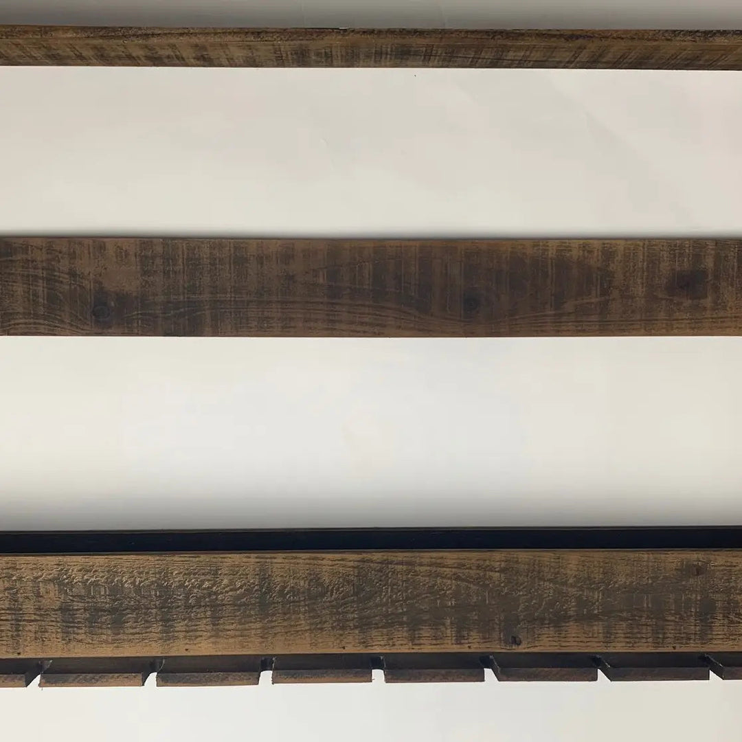 Wooden Wall Wine Rack