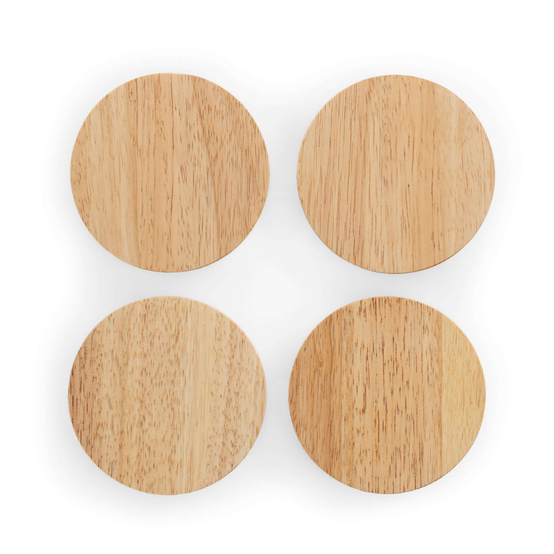 Coasters with Bottle Openers Set of 4